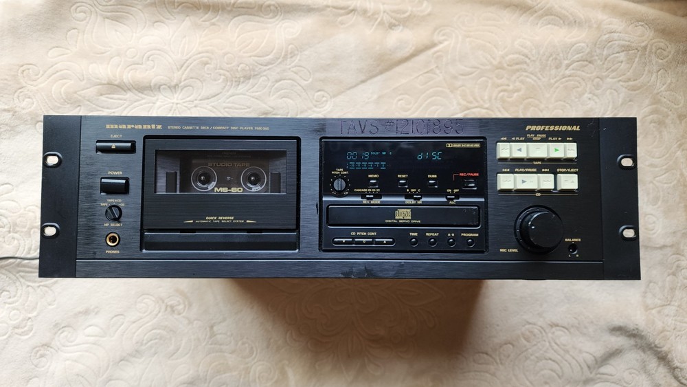 Marantz PMD350U Professional Combination CD Player & Cassette Deck