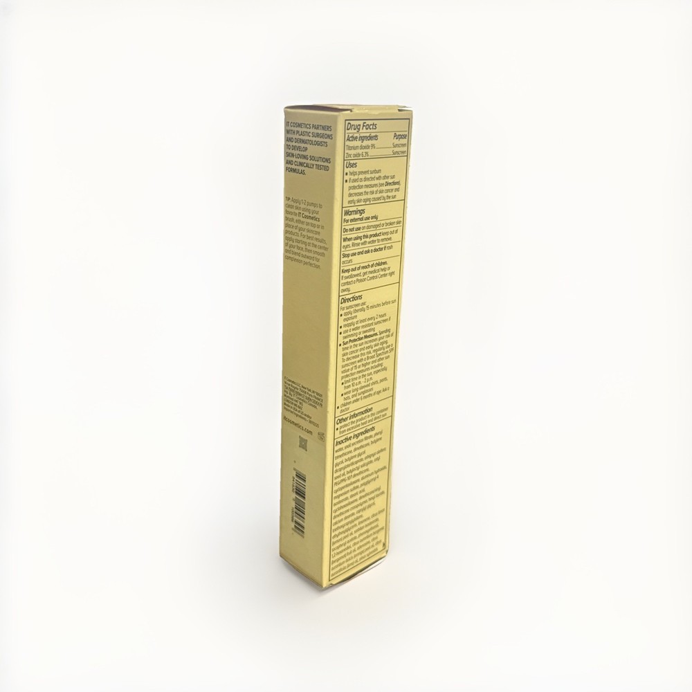 It Cosmetics Bye Bye Foundation 1 Oz Moisturizer 50+SPF Full Coverage FAIR 6/26