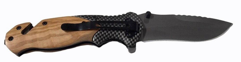 Handmade Howling Wolf Engraved 8" Blade Folding Pocket Knife Custom Design