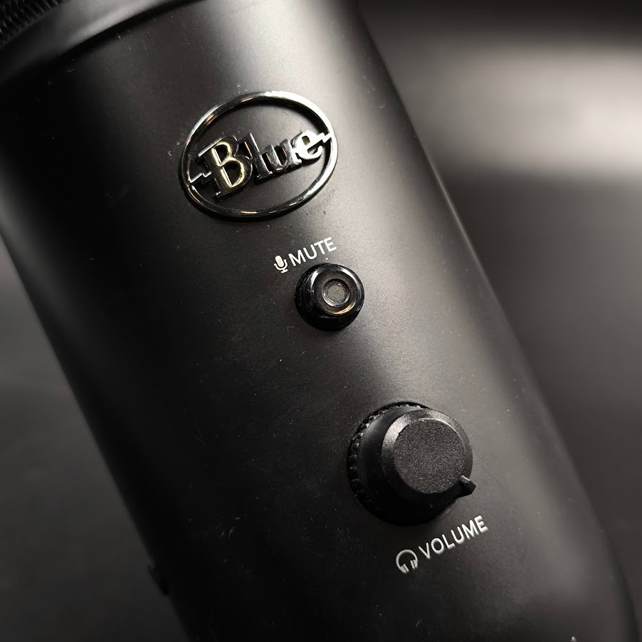 Blue Yeti Microphone Used Working Black
