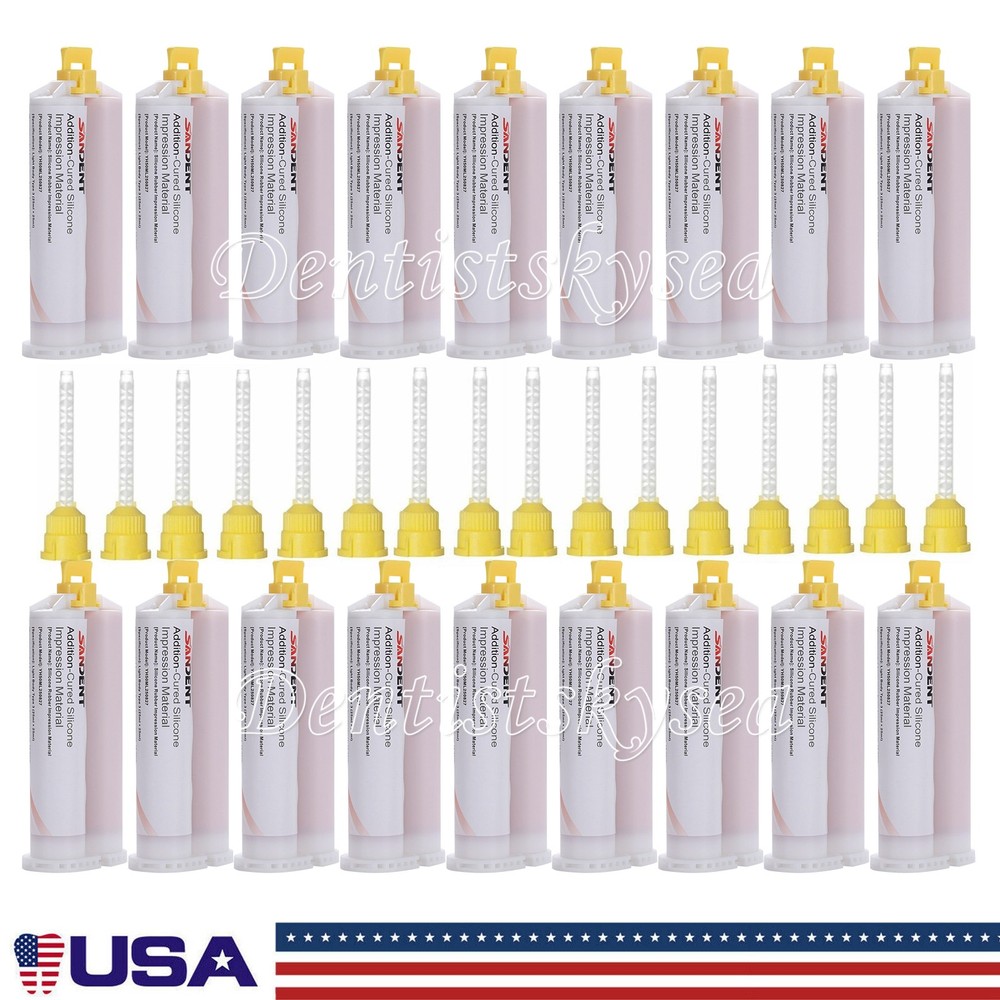 SANDENT Elastomeric Impression Material Regular Body Fast Set Type 5 Tips