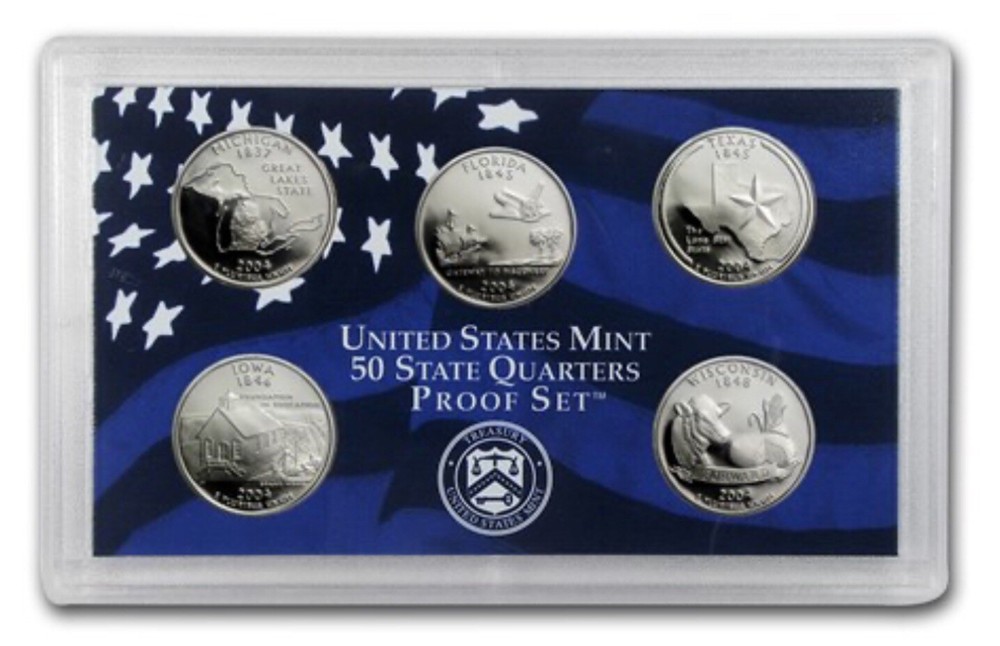 2004 Clad Proof Set U.S. Mint Original Government Packaging OGP COA