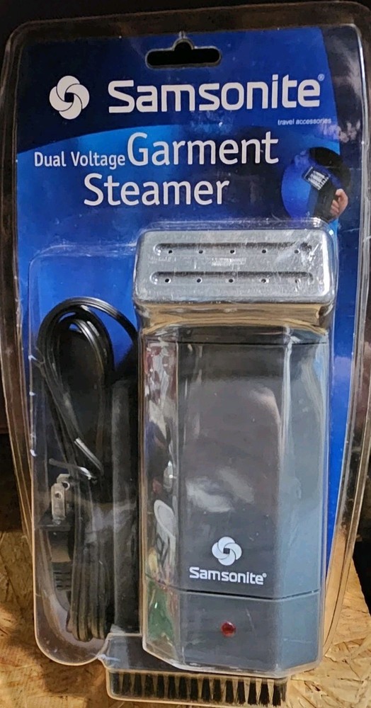 Samsonite Dual Voltage Garment Steamer New Sealed