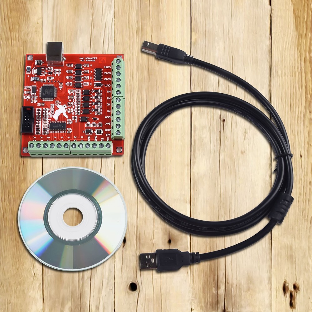 USB-MACH3 100Khz Breakout-Board 4 Axis Interface For CNC Motion Controller