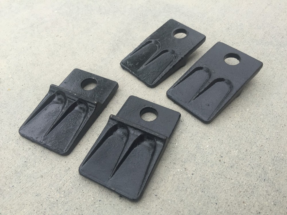4 pcs Post Hole Digger Auger Cutting Edge, Blade, Knife