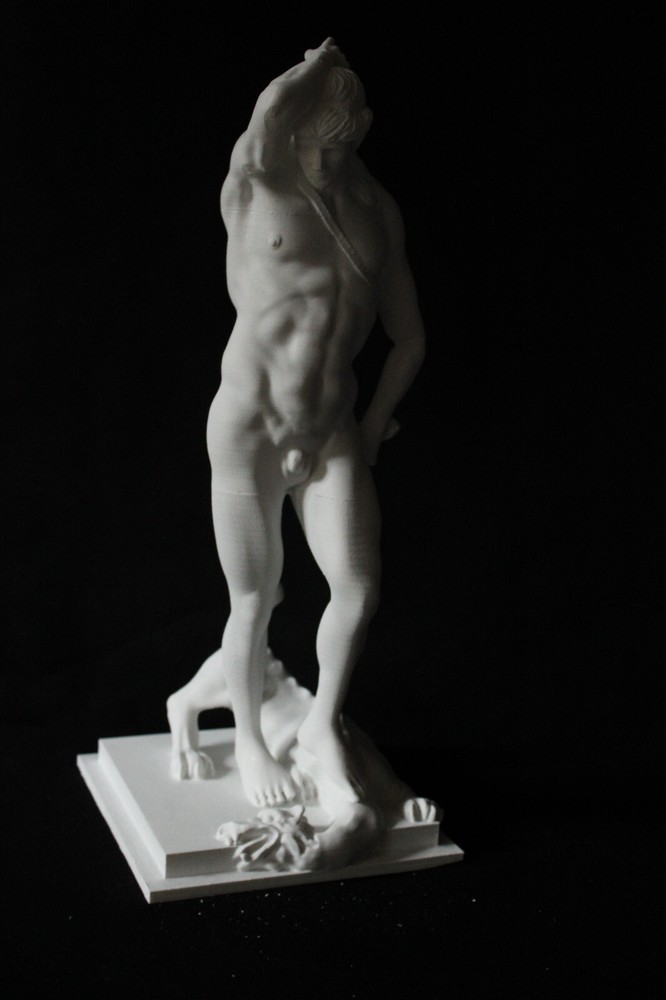 Apollo slaying Python Sculpture. ''20/50cm Big size desk gadget