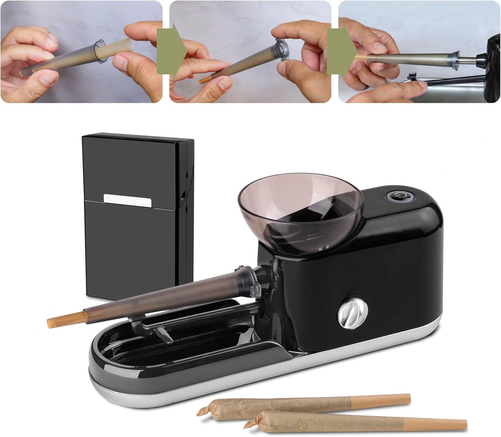Electric Cigarette Rolling Machine Automatic Cone Loader Portable Pre Rolled Con