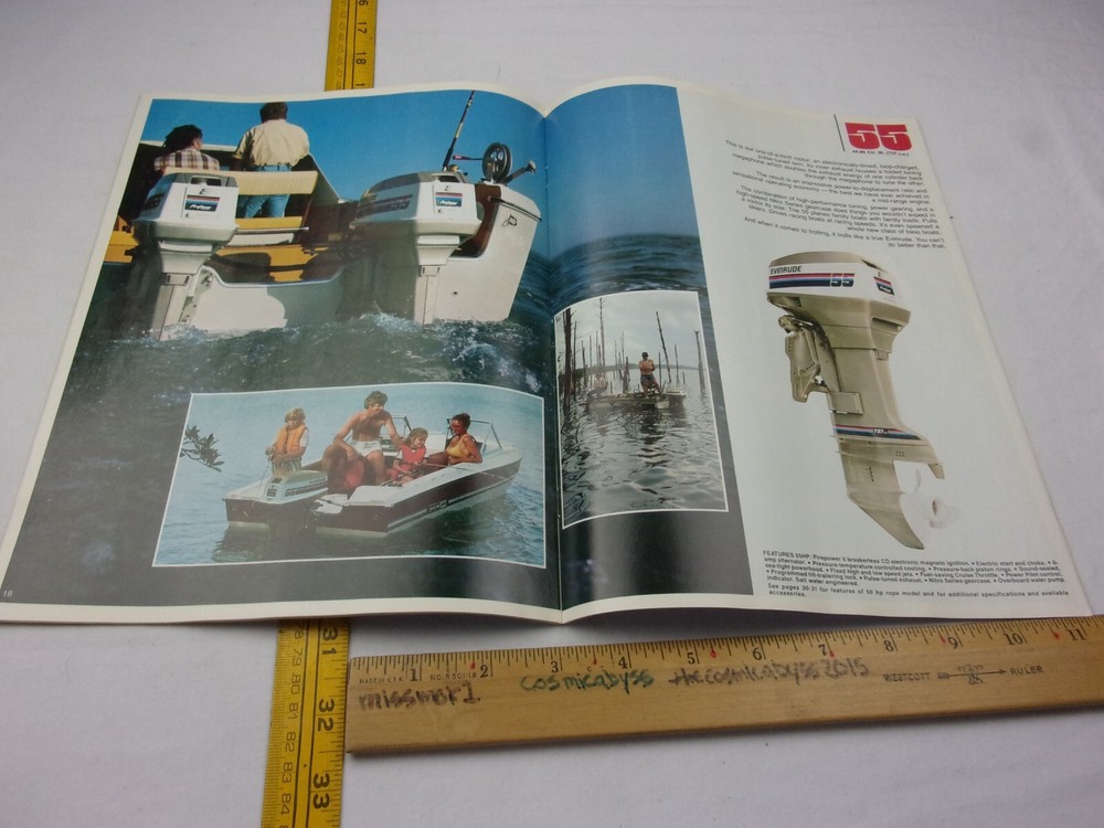 Evinrude 1978 catalog boar engines magazine