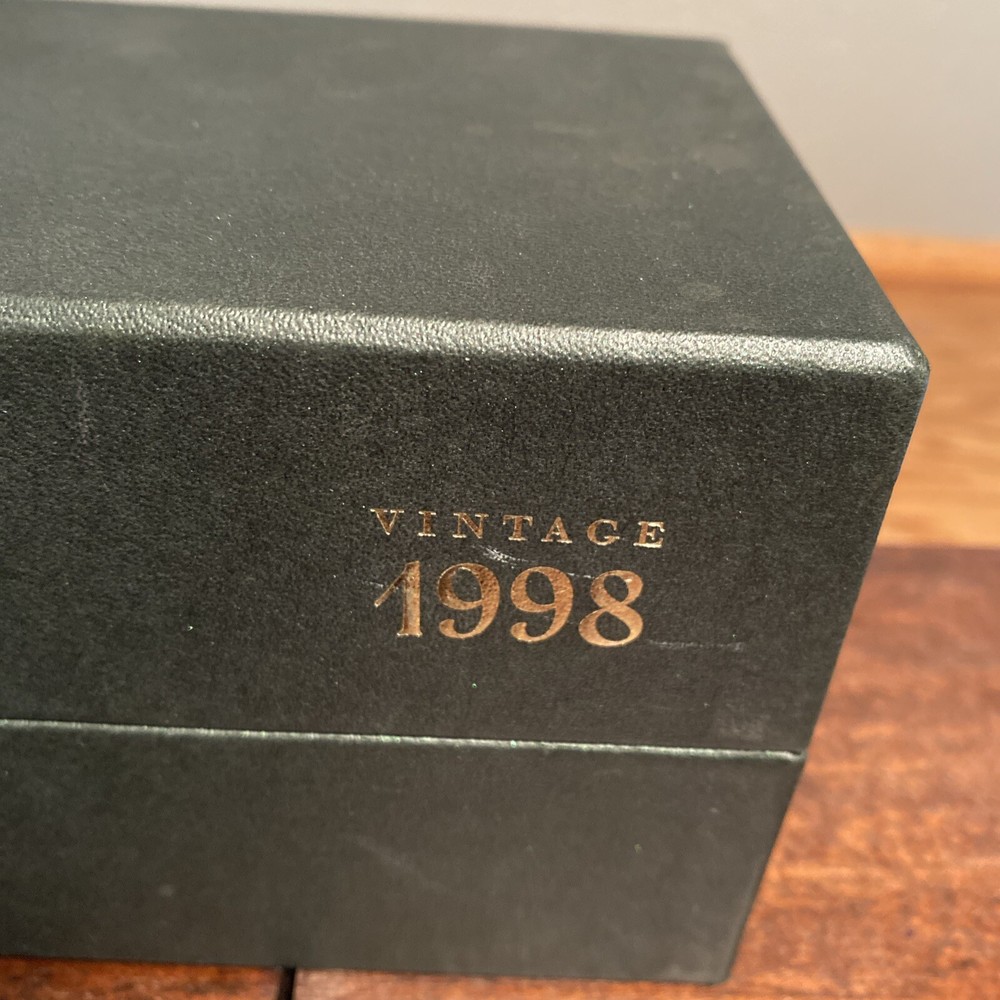 Vintage 1998 Dom Perignon Bottle and box Empty** Empty**