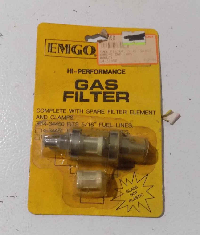 Emgo Gas Filter 5/16 fuel lines