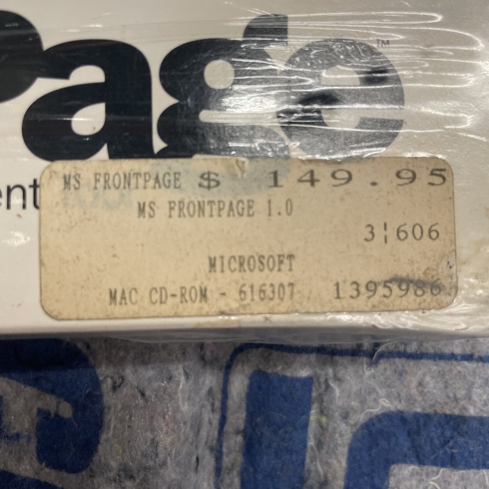 Microsoft Frontpage 1.0 For Macintosh