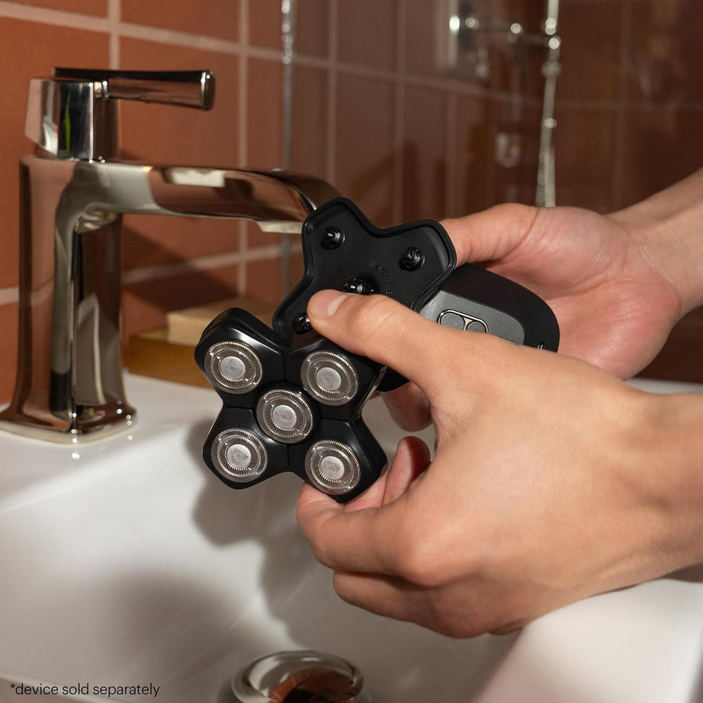 MANSCAPED® The Dome Shaver™ PRO SkinSafe® Replacement Blade Pad - Five Stainless