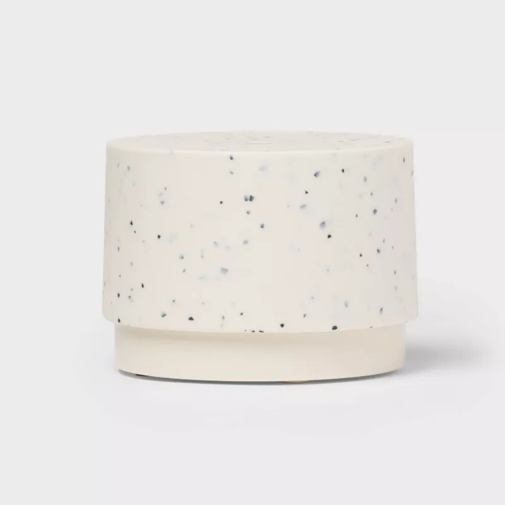 White Terrazzo 100ml Mini Diffuser: Ultrasonic, Aromatic Mist, Auto Shut-Off