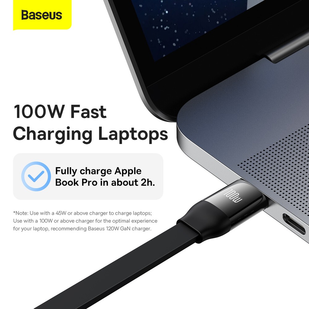Baseus Retractable 3in1 USB-C Fast Charging Cable Line For iPhone Micro USB-C