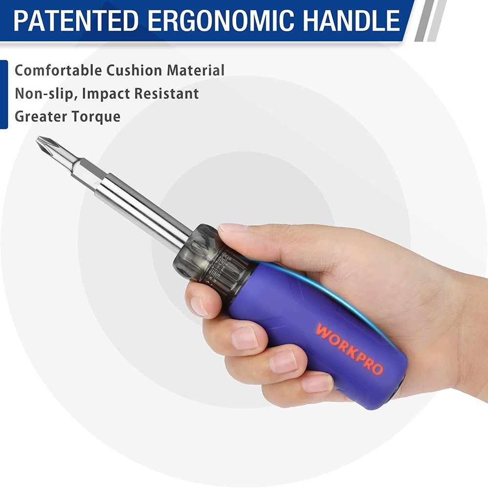 WORKPRO 6-in-1 Basic 4-in-1 Electronics Screwdriver/Nut Driver 2PC 2 Nut Driver
