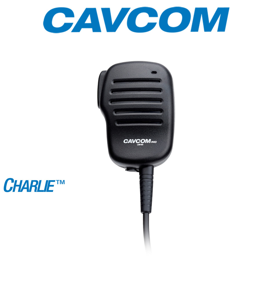 CavCom Lapel Mic Compatible with Motorola Radios