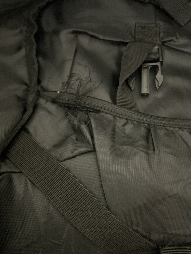 Fox Tactical Backpack Black Multi Compartments Hiking Outdoors - See Notes