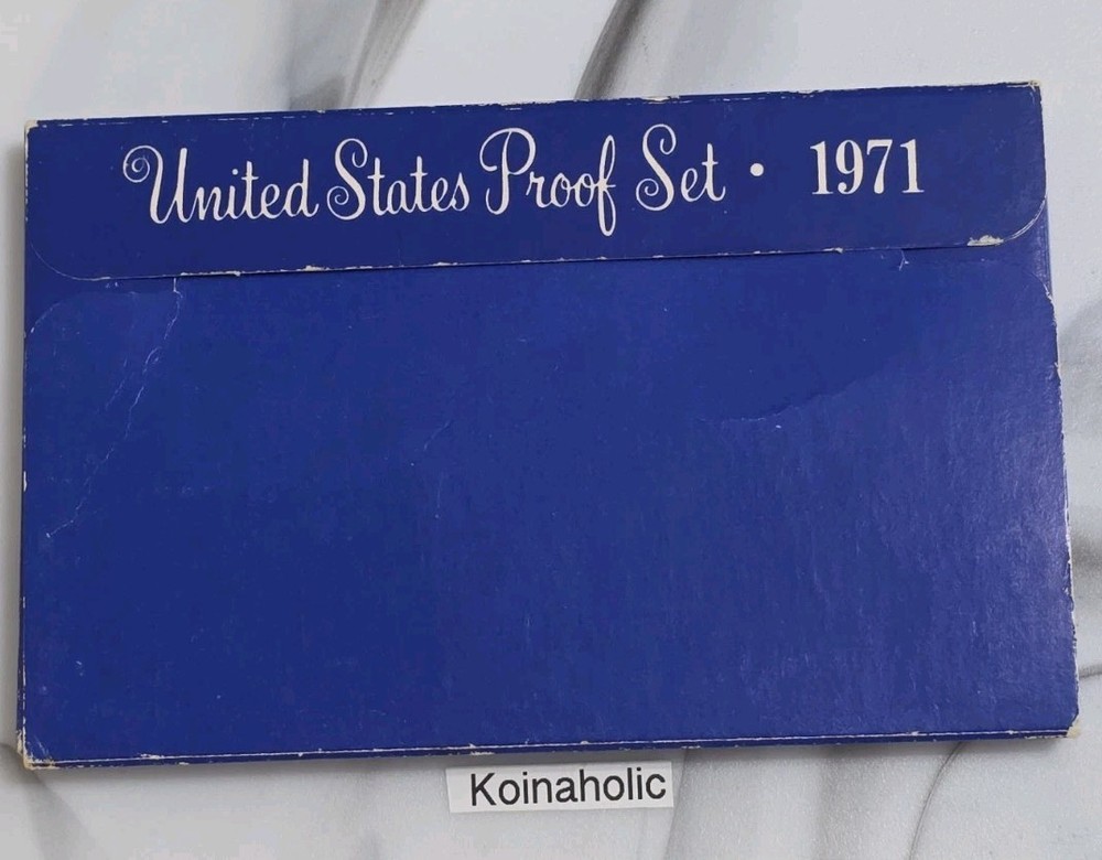 1971 S Proof Set In Original Government Packaging, Pulled From Storage FAST 🚢