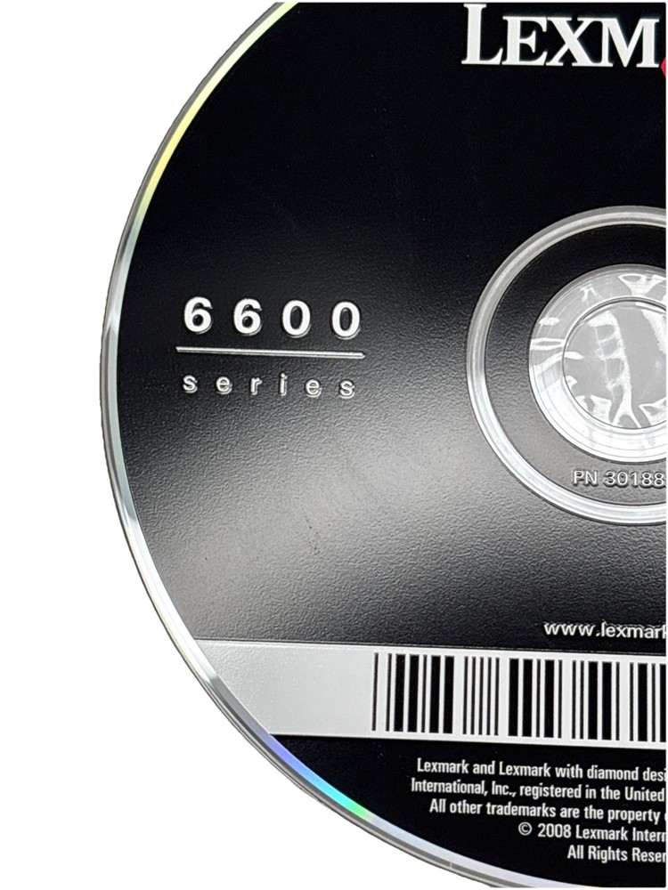 Lexmark 6600 series Printer Installation Software Disk CD