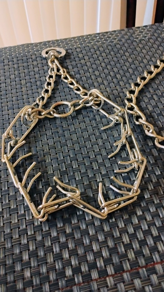 Dog Training Chokers 2 Ct One Both Size Adjustable New