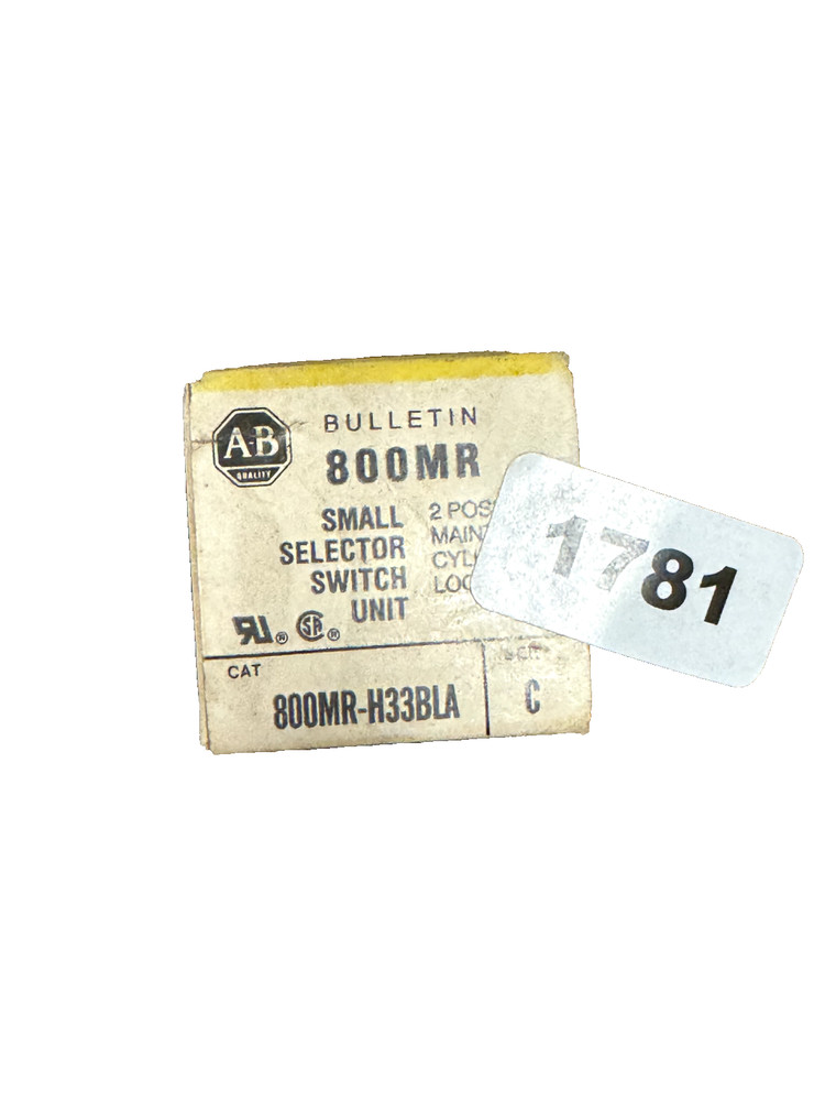 Allen-Bradley 800MR-H33BLA Small Selector Switch Unit