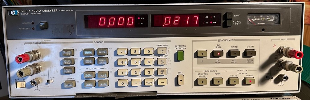 HP HEWLETT PACKARD 8903B Audio Analyzer