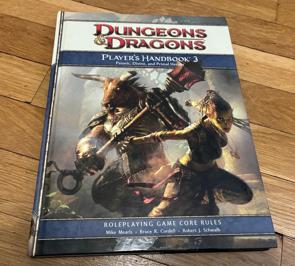 Dungeons & Dragons: Player's Handbook 3 HC 4e