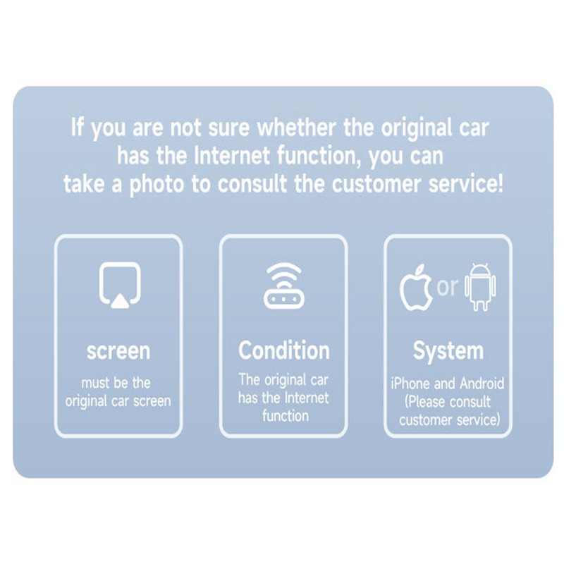 Upgrade Wireless CarPlay Adapter USB for iOS 10 /Android 11