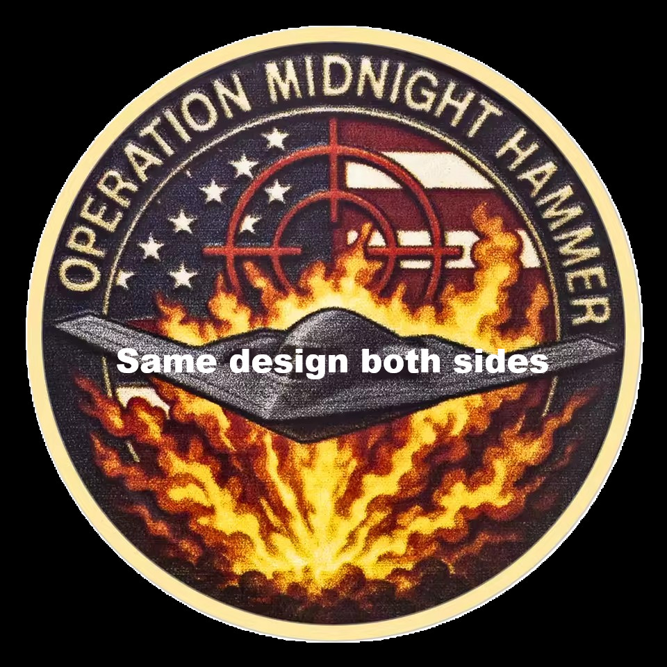 Operation Midnight Hammer Challenge Coin - Excellent Gift
