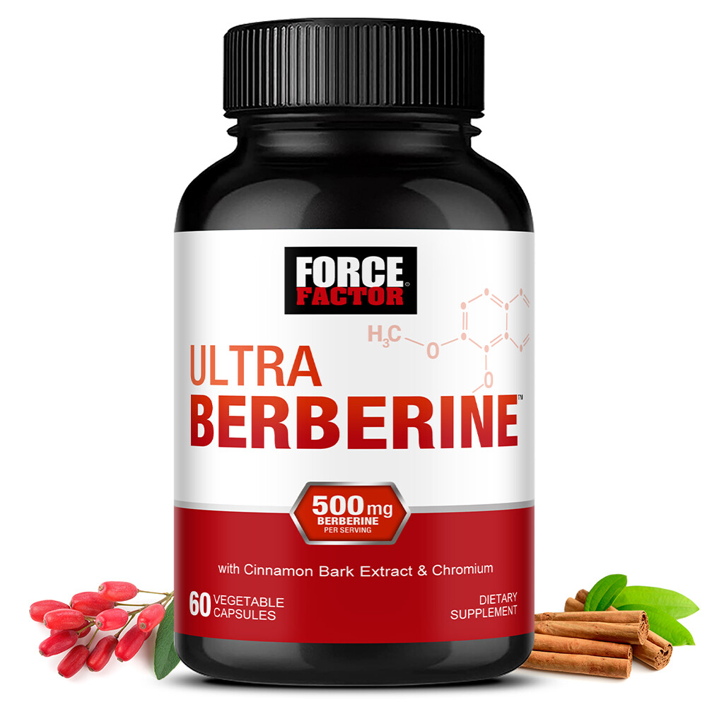 Force Factor Berberine 500mg, 60 Vegetable Capsules