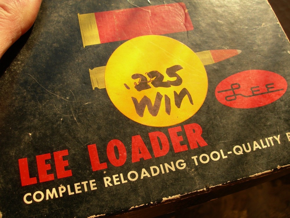 LEE Loader 225 Winchester Missing the load data sheet.