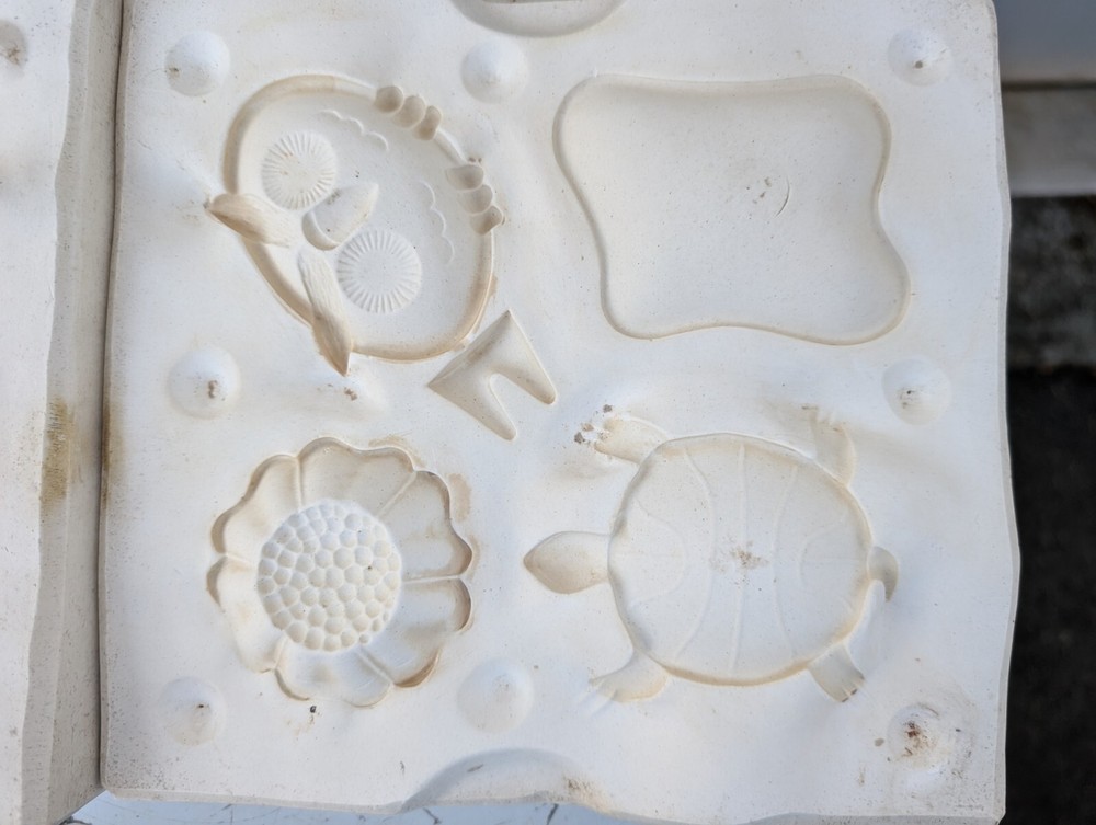 Owl Turtle  Flower Vintage Slip Casting Ceramic Mold
