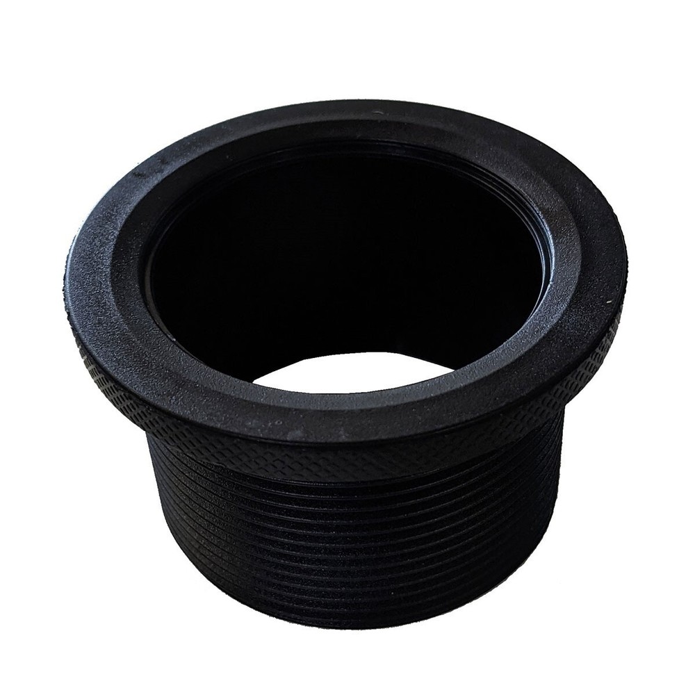 SereneDrains 2 Inch Cast Iron Shower Drain Base with Threaded Plastic Fitting