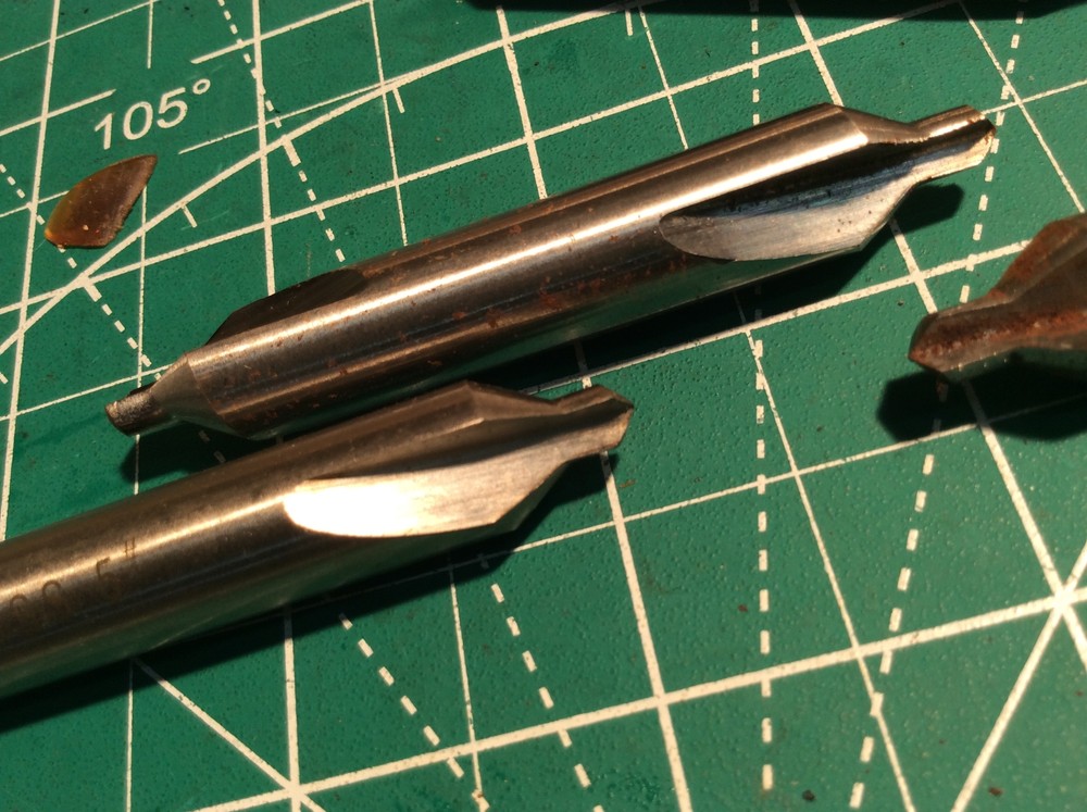 4 pc. Generic #5 HSS Combination Center Drill Countersink New (422)