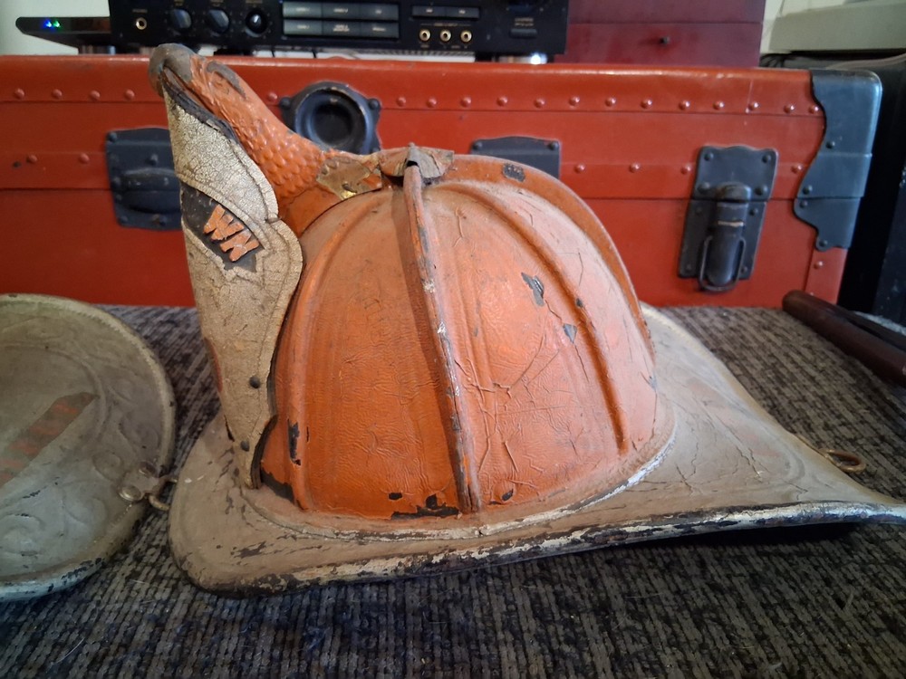 2 HIGH EAGLE FIRE HELMETS