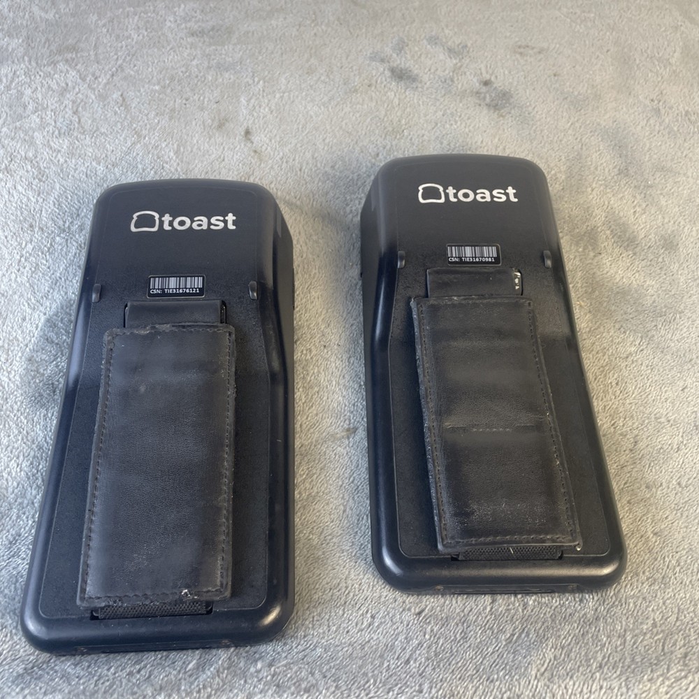 Two Toast Flex POS Go 2 Handhelds Pair Tablet Mobile Computer Device Bundle