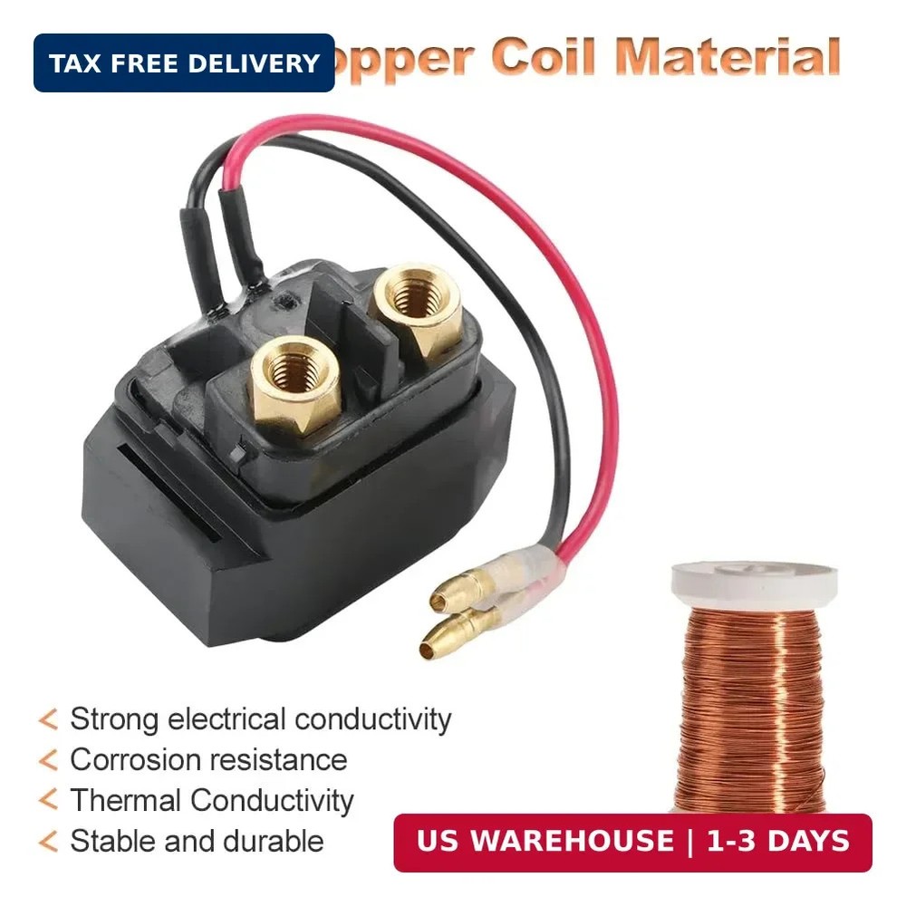 WATERWICH Starter Solenoid Relay Compatible with Yamaha Wave Runner FX FZR VX VX