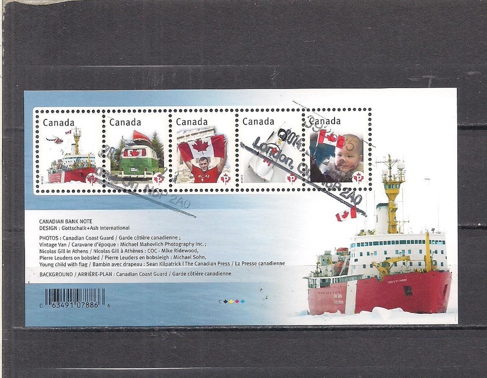 Canada #2498 used sheet Vf