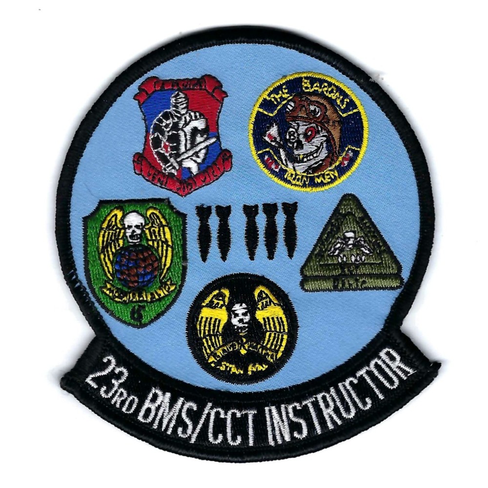 ORIGINAL 23rd BOMB SQUADRON/CCT INSTRUCTOR patch