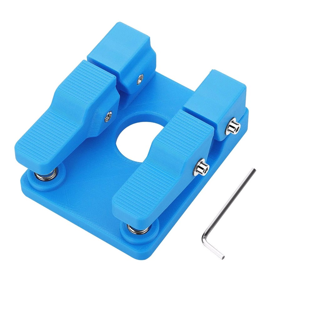 Blue Adjustable Plastic Welding Soldering Station Silicone Wire Clamp Bracket