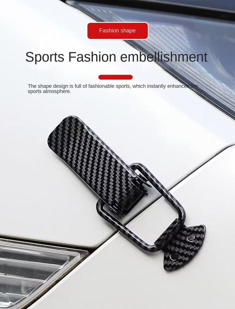 Car Quick Release Bumper Latch Push Button Trunks Bumper Lock Clips Kit 2Pcs