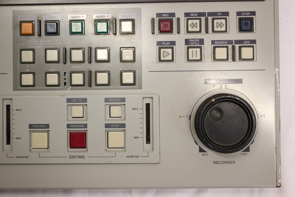 JVC RM-G810U EDITING CONTROL UNIT PARALLEL EDITING CONTROLLER UNTESTED