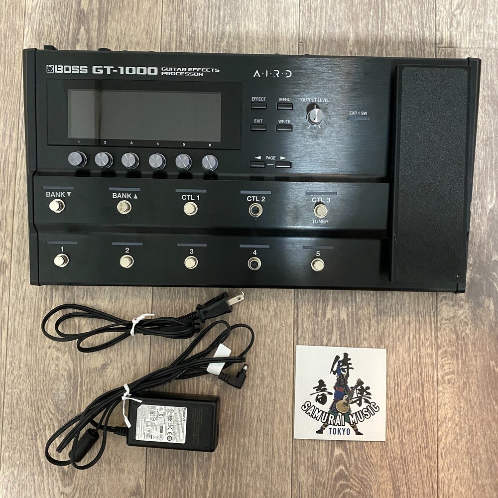 Boss GT-1000 Guitar Effects Processor Multi-Effects Pedal ※With / Adapter & Case