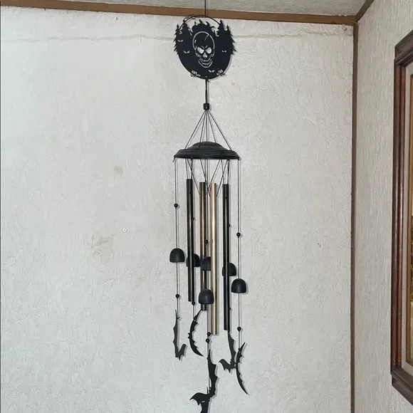 Halloween Windchime - Skulls & Bats