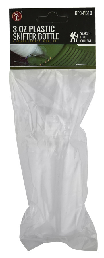Two 5" Plastic Snifter Bottle For Gold Panning 3 FL Oz