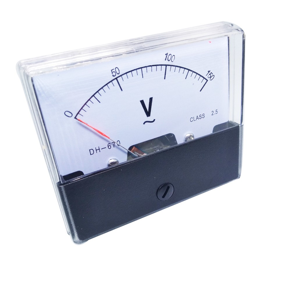 Analog Panel Volt Voltage Meter Voltmeter Gauge DH-670 0-150V AC