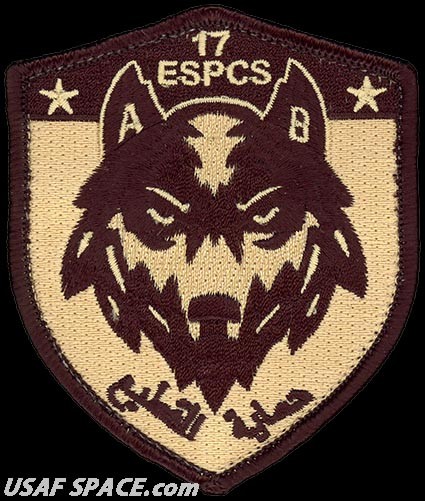 USAF 17th EXPEDITIONARY SPACE CONTROL SQ- WOLF -Peterson AFB, CO- ORIGINAL PATCH