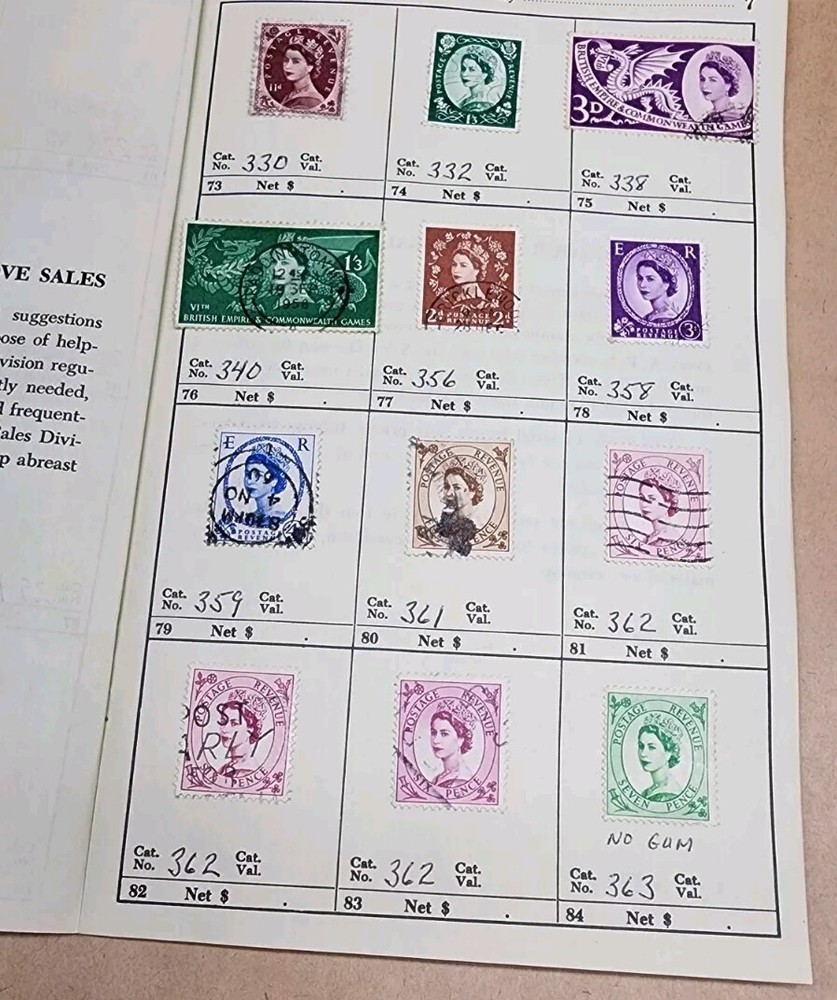 canada stamp lot
