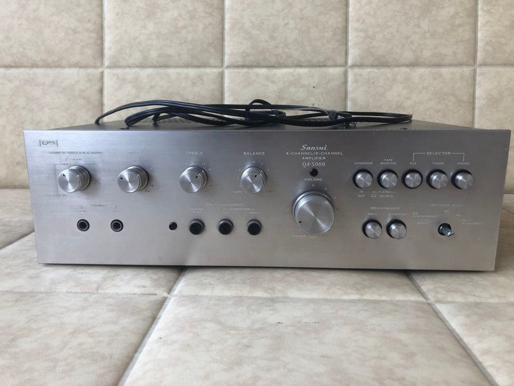 Sansui QA-5000 Amplifier Used Japan Genuine