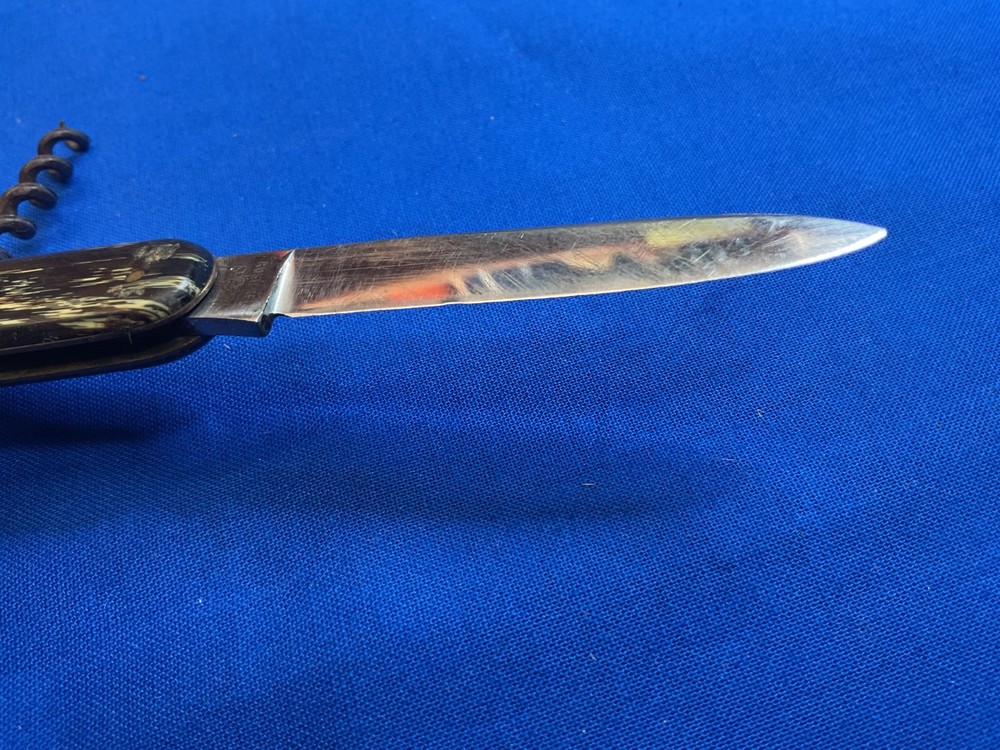Vintage Eugen Hahn Folding Pocket Knife Corkscrew